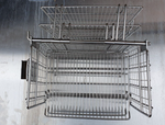 Henny Penny Electric  Basket With Hinged Shelfs and legs