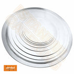 Aluminium Pizza Tray Lids 10 Pack - 10 X 9 Inch Size, Durable & High-Quality Pizza Covers