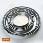 5 x 10 Inch Iron Deep Pan Pizza Pans for Crispy Crusts and Perfectly Baked Pizzas