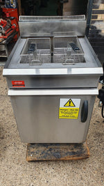 Moorwood Vulcan Fryer Natural Gas Single Tank Double Basket Free Standing