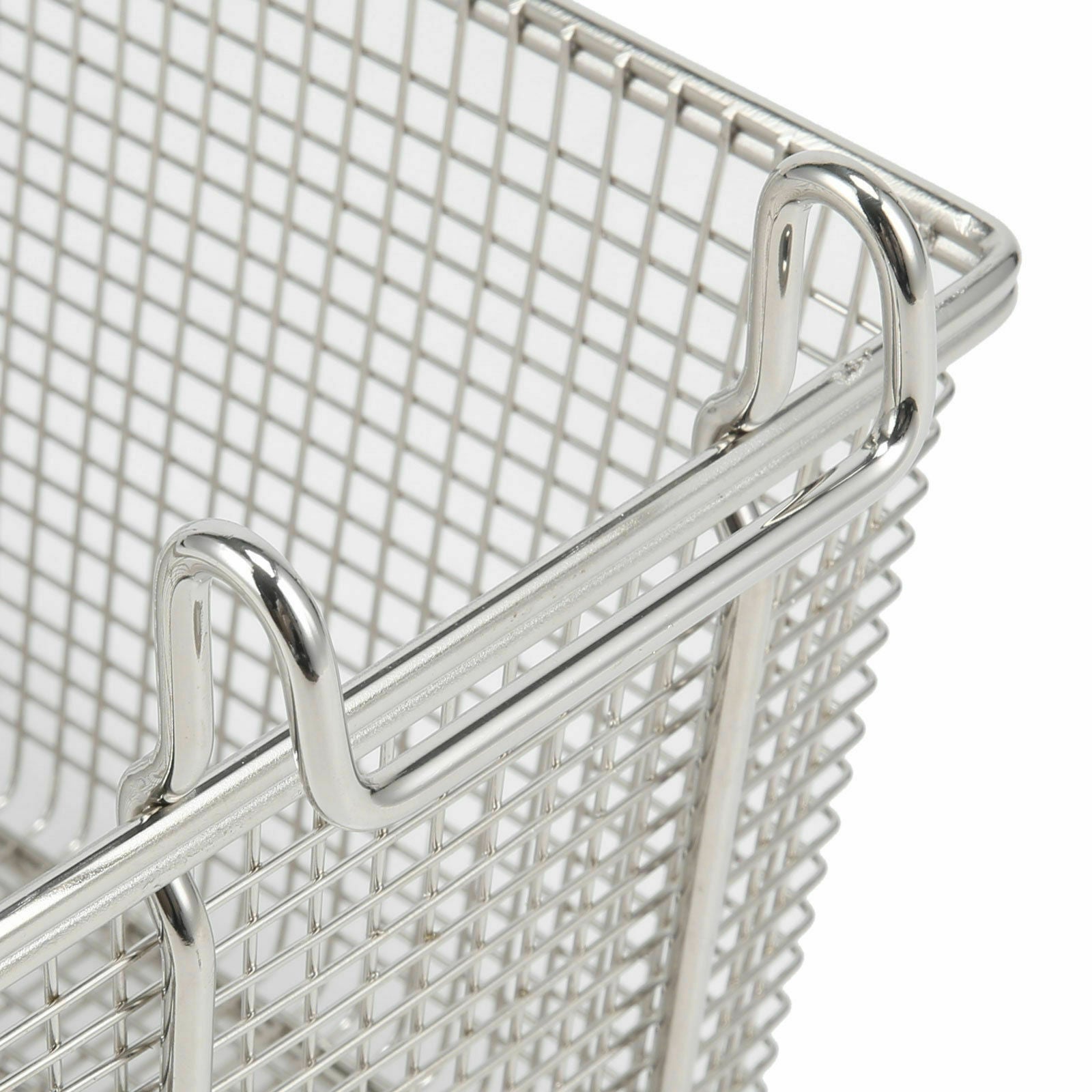 Pitco Blue Seal Universal Heavy Duty Rectangular Professional Fry Basket suitable for various deep-fried foods.
