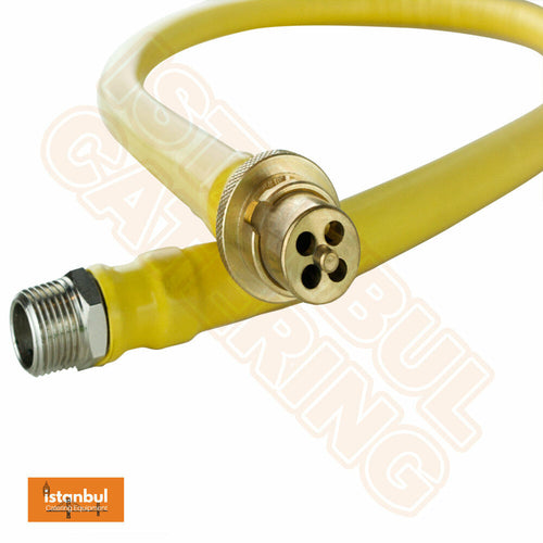 High durability and easy installation of the 1/2"X 120cm Gas Pipe for Archway Doner Machines.